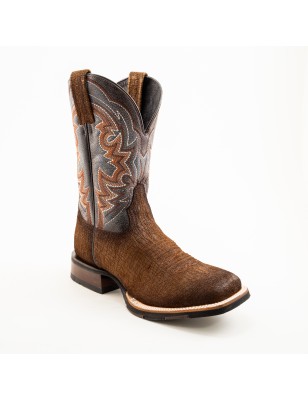 BOTA CABORCA PIEL GRABADA TIPO HIPOPOTAMO H-53 EE HEA602 N PU