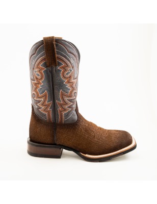 BOTA CABORCA PIEL GRABADA TIPO HIPOPOTAMO H-53 EE HEA602 N PU