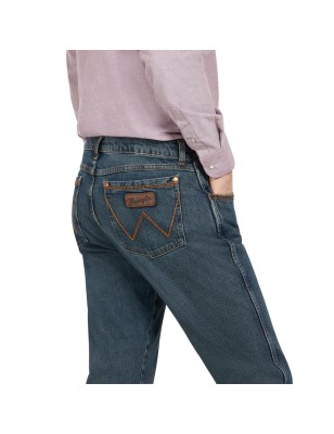 PANTALON WRANGLER 112358768 MEZCLILLA SLIM BOOT RETRO LARGO 32