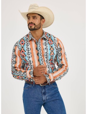 CAMISA WRANGLER CLASSIC 112368993 ALGODON CHECOTAH LARGA