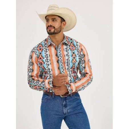 CAMISA WRANGLER CLASSIC 112368993 ALGODON CHECOTAH LARGA