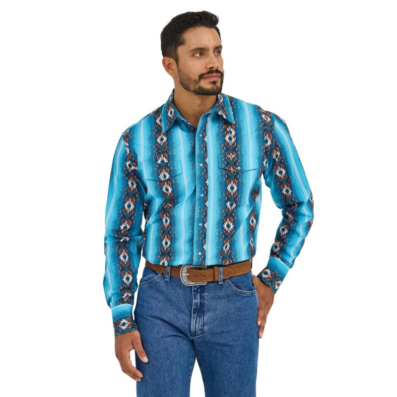 CAMISA WRANGLER CLASSIC 112366908 ALGODON CHECOTAH LARGA