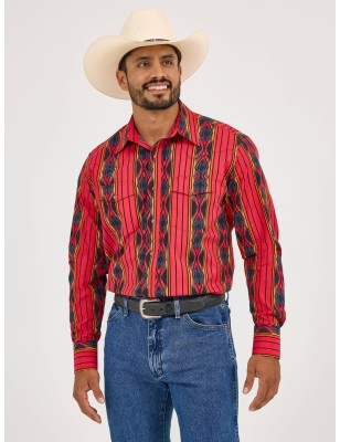 CAMISA WRANGLER CLASSIC 112366910 ALGODON CHECOTAH LARGA