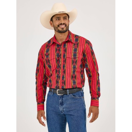 CAMISA WRANGLER CLASSIC 112366910 ALGODON CHECOTAH LARGA