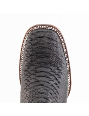 BOTA BIG BULL PIEL GRABADA TIPO SERPIENTE PITÓN 5100 51721 OMAR