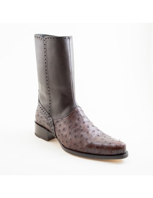 BOTA CASIMIRO WEST PIEL DE AVESTRUZ ORIGINAL 276010B