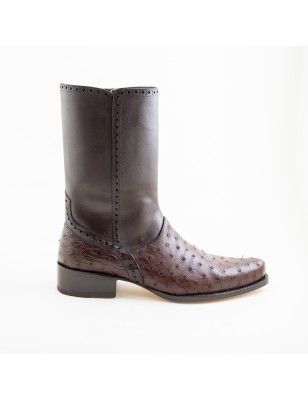 BOTA CASIMIRO WEST PIEL DE AVESTRUZ ORIGINAL 276010B