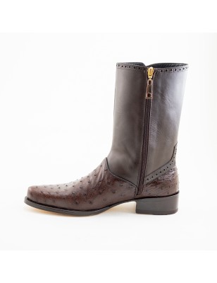 BOTA CASIMIRO WEST PIEL DE AVESTRUZ ORIGINAL 276010B