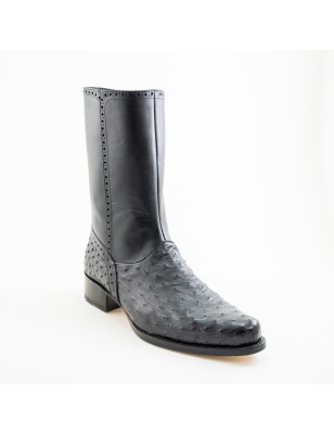 BOTA CASIMIRO WEST PIEL DE AVESTRUZ ORIGINAL 276010B