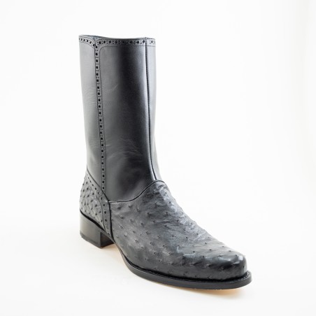 BOTA CASIMIRO WEST PIEL DE AVESTRUZ ORIGINAL 276010B