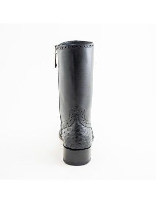 BOTA CASIMIRO WEST PIEL DE AVESTRUZ ORIGINAL 276010B