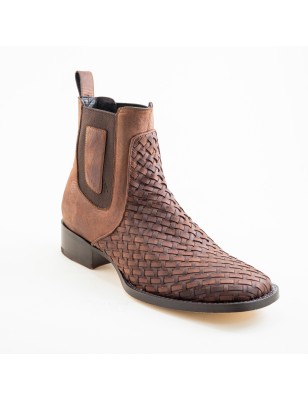 BOTIN CASIMIRO WEST PIEL TEJIDA GRASO 46501XN