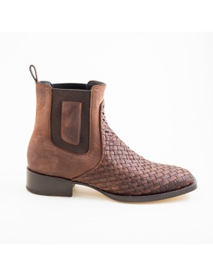 BOTIN CASIMIRO WEST PIEL TEJIDA GRASO 46501XN