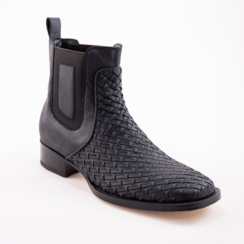 BOTIN CASIMIRO WEST PIEL TEJIDA GRASO 46501XN
