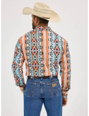 CAMISA WRANGLER CLASSIC 112368993 ALGODON CHECOTAH LARGA