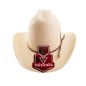 SOMBRERO VALTIERRA PATRON TELAR 100X ORIGINAL LISO 9CM 16CM