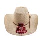 SOMBRERO VALTIERRA CUERNOS CHUECOS TELAR 100X ORIGINAL LISO 10.5CM 12.5CM CONEJO