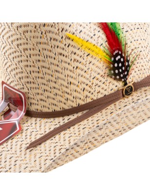 SOMBRERO VALTIERRA CUERNOS CHUECOS TELAR 100X ORIGINAL LISO 10.5CM 12.5CM CONEJO