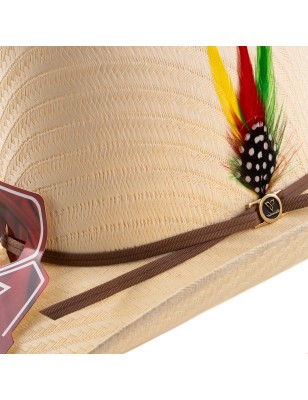 SOMBRERO VALTIERRA PATRON TELAR 100X ORIGINAL LISO 9CM 16CM