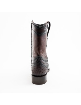 BOTA CABORCA  PIEL DE AVESTRUZ ORIGINAL H-2D HAG578 P