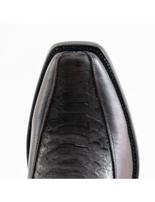 BOTA CABORCA PIEL DE SEPIENTE PITÓN NOBUCK ORIGINAL H-2D HAG578 Ñ