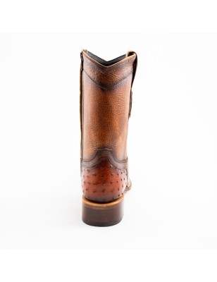 BOTA CABORCA PIEL DE AVESTRUZ ORIGINAL H-2D HAG578 C