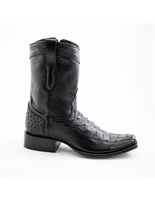 BOTA CABORCA PIEL DE AVESTRUZ ORIGINAL H-2D HAG578 G