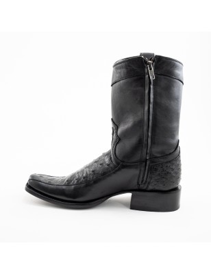 BOTA CABORCA PIEL DE AVESTRUZ ORIGINAL H-2D HAG578 G