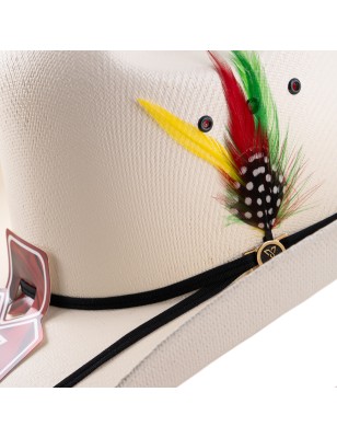 SOMBRERO VALTIERRA TORO TELAR 100X ORIGINAL 3 OJILLOS 11CM 13.5CM CONEJO