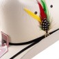 SOMBRERO VALTIERRA TORO TELAR 100X ORIGINAL 3 OJILLOS 11CM 13.5CM CONEJO