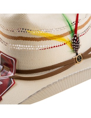 SOMBRERO VALTIERRA RIDER BANGORA 50X ORIGINAL RANDADO 10.5CM 11CM