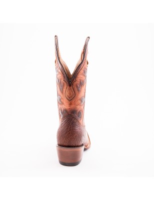 BOTA RIO GRANDE BULL HIDE COMANCHE H972 OV-127 OKLAHOMA CUERO CABALLOS WELT 5.5CM 30CM