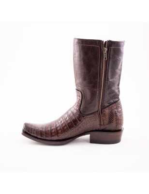 BOTA RIO GRANDE CAIMAN ORIGINAL RAMIRO - 2 MAT - 17 MATHIEU 1942 CUERO TPU WELT 4CM 25CM