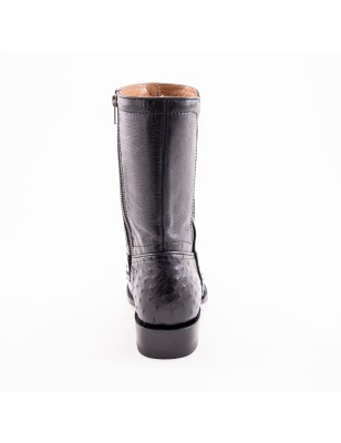 BOTA RIO GRANDE AVESTRUZ ORIGINAL RAMIRO - 2 MAT-16 MATHIEU 1942 CUERO TPU WELT 4CM 25CM