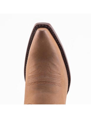 BOTA WRANGLER PIEL CRAZY APLICACIONES DE MEZCLILLA