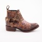 BOTIN CABORCA PIEL DE RES ROSAS H-SICILY