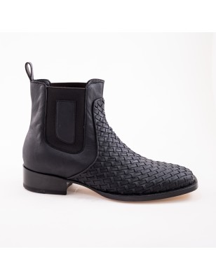 BOTIN CASIMIRO WEST PIEL TEJIDA GRASO 46501XN