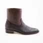 BOTIN CASIMIRO WEST PIEL DE TIBURON ORIGINAL  APLICACIONES DE VENADO 44003TD