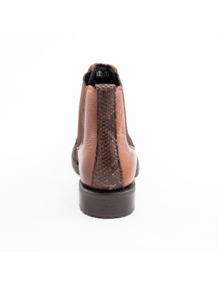BOTIN CASIMIRO WEST PIEL DE SERPIENTE PITÓN ORIGINAL 
