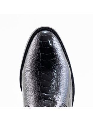 BOTIN CASIMIRO WEST PIEL DE PATA  DE AVESTRUZ ORIGINAL 0941LO