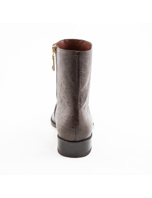 BOTIN CASIMIRO WEST PIEL DE PATA  DE AVESTRUZ ORIGINAL 0941LO