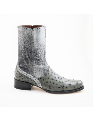 BOTA CASIMIRO WEST PIEL DE AVESTRUZ ORIGINAL 27601OB