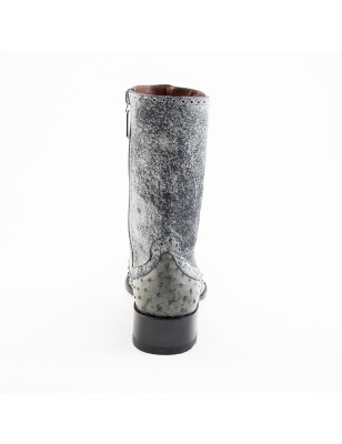 BOTA CASIMIRO WEST PIEL DE AVESTRUZ ORIGINAL 27601OB
