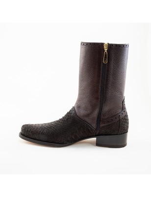 BOTA CASIMIRO WEST PIEL DE SERPIENTE PITÓN ORIGINAL 27601PD