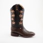 BOTA BIG BULL PIEL GRABADA TIPO LIZARD 5100 51334 YARELI
