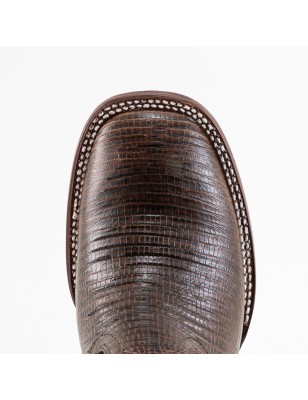 BOTA BIG BULL PIEL GRABADA TIPO LIZARD 5100 51334 YARELI