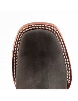 BOTIN EL CANELO NOBUCK SQUARE FRONTERIZO CUERO WELT 2CM 8CM