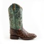 BOTA BIG BULL PIEL GRABADA TIPO AVESTRUZ AFRICANA 5100 51341 YARELI