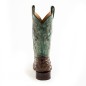 BOTA BIG BULL PIEL GRABADA TIPO AVESTRUZ AFRICANA 5100 51341 YARELI
