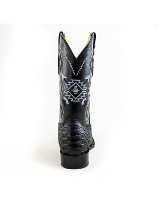 BOTA EL GENERAL PIEL GRABADA TIPO SERPIENTE PITÓN PRO-RODEO